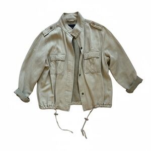 Anthropologie Utility Jacket in Tan